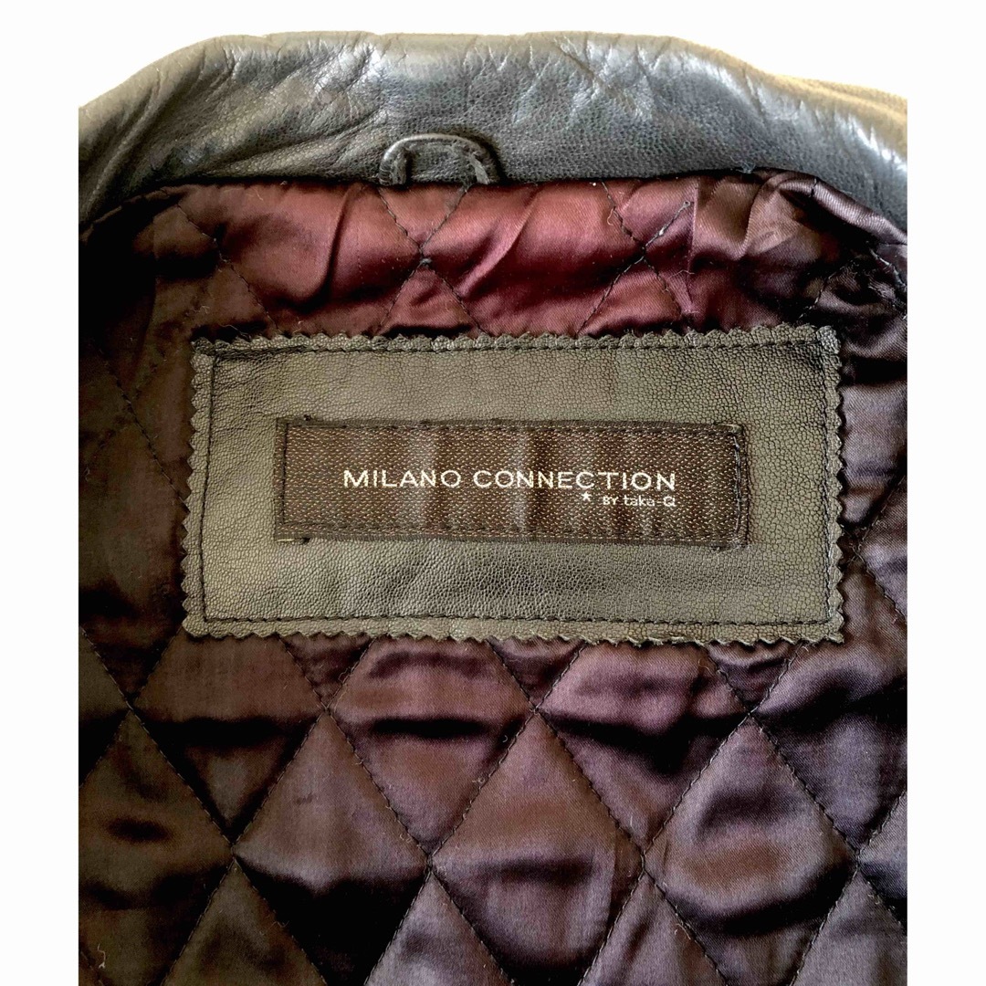 MILANO CONNECTION by taka-Q レザージャケットの通販 by みぃ MILANO CONNECTION by taka-Q レザージャケットの通販 by みぃ