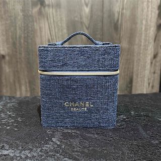 Chanel ツイード ノベルティー バニティ ポーチ