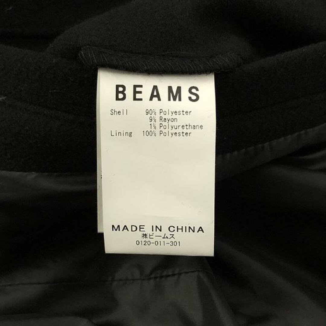 BEAMS(ビームス)のBEAMS / ビームス | フリースメルトンフードジップコート | M | ブラック | メンズ メンズのジャケット/アウター(その他)の商品写真