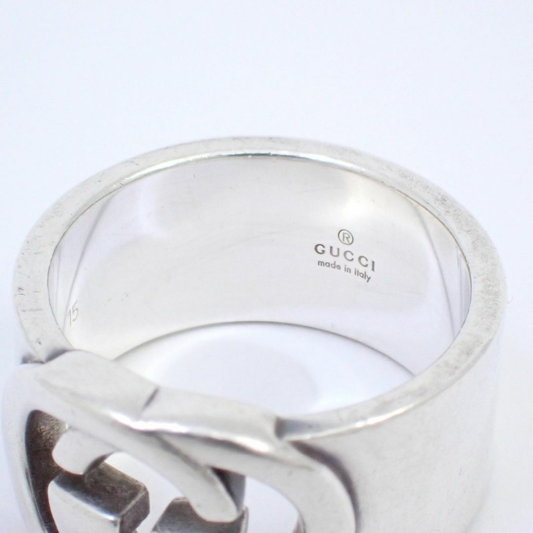 Gucci - GUCCI グッチ インターロッキングG リング 指輪 シルバー925 