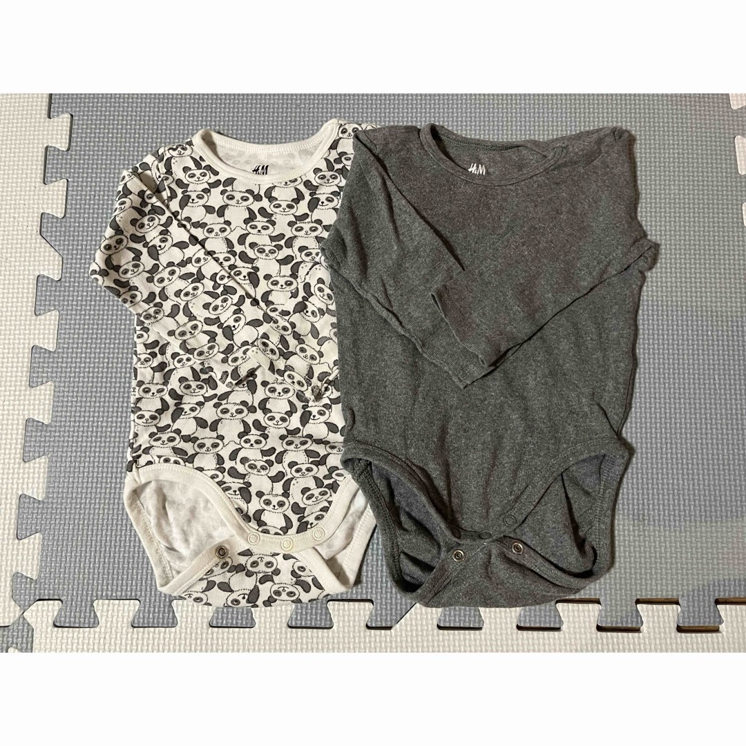 H&M(エイチアンドエム)のh&m 長袖肌着　サイズ70 キッズ/ベビー/マタニティのベビー服(~85cm)(肌着/下着)の商品写真
