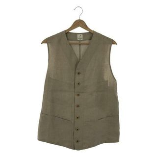 アナトミカ(ANATOMICA)の【美品】  ANATOMICA / アナトミカ | SAGAN VEST リネン サガンベスト | L | ナチュラル | メンズ(ベスト)