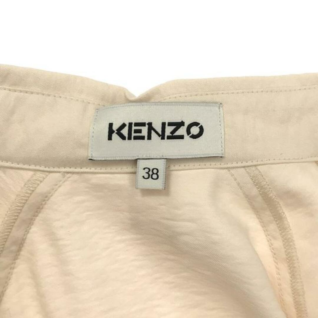 KENZO(ケンゾー)のKENZO / ケンゾー | TIED CUFFS SHIRT リボンスリーブ シャツ | 38 | ライトベージュ | レディース レディースのトップス(シャツ/ブラウス(長袖/七分))の商品写真