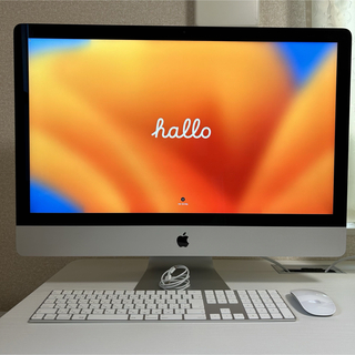 アップル(Apple)のiMac Retina 5K,27-inch,2017（型番：A1419）(デスクトップ型PC)