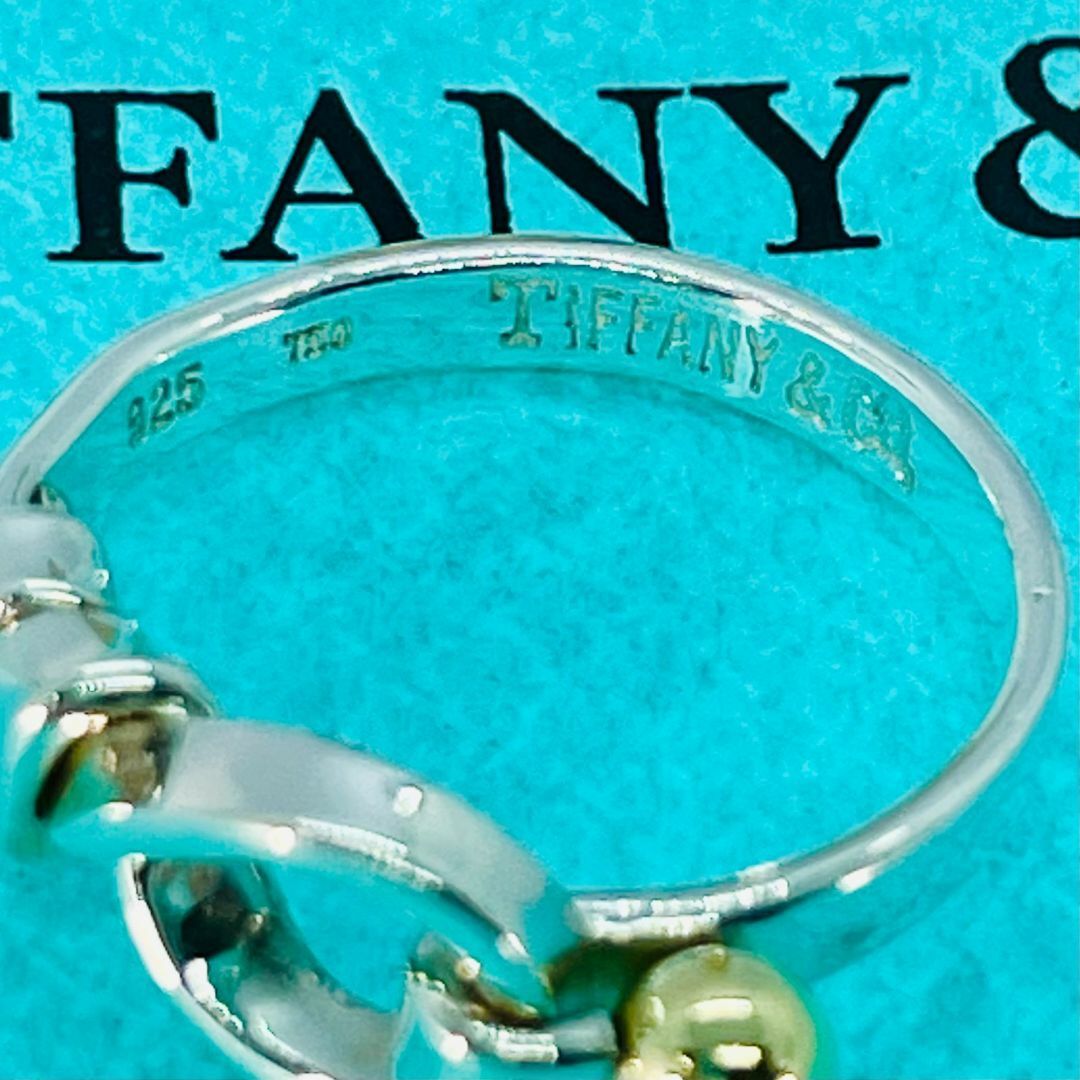 Tiffany & Co.(ティファニー)のティファニー フックアンドアイ コンビ リング シルバー ゴールド★734 レディースのアクセサリー(リング(指輪))の商品写真