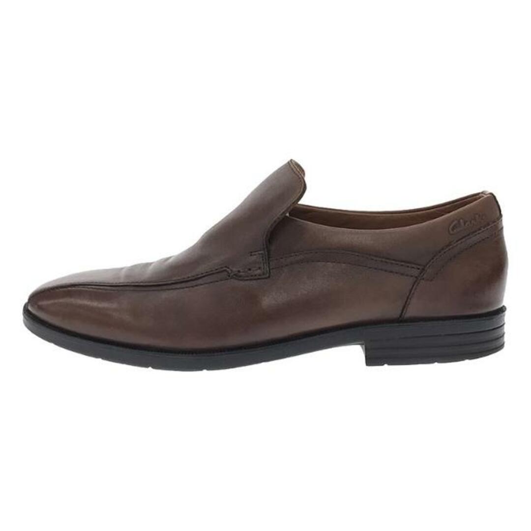 Clarks(クラークス)のclarks / クラークス | レザー スリッポンシューズ | UK7 | ブラウン | メンズ メンズの靴/シューズ(その他)の商品写真