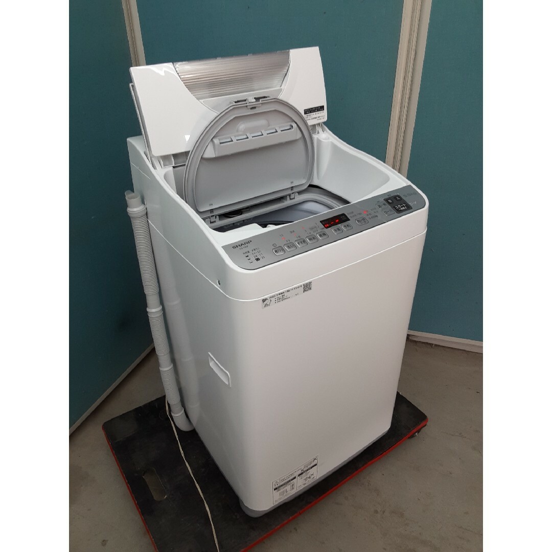 SHARP - 2022年製 シャープ洗濯乾燥機 5.5kg/3.5kg ES-TX5F-Sの通販 by ...