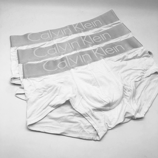 カルバンクライン(Calvin Klein)の 新品未使用　Lサイズ　カルバン クライン ボクサーパンツ　ホワイト3枚セット(ボクサーパンツ)
