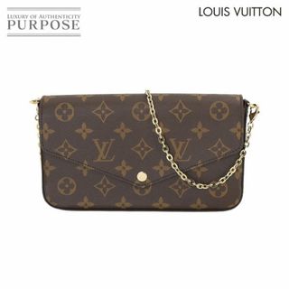 ルイヴィトン(LOUIS VUITTON)の未使用 展示品 ルイ ヴィトン LOUIS VUITTON モノグラム ポシェット フェリシー チェーン ウォレット ブラウン フューシャ M81896 VLP 90223102(財布)