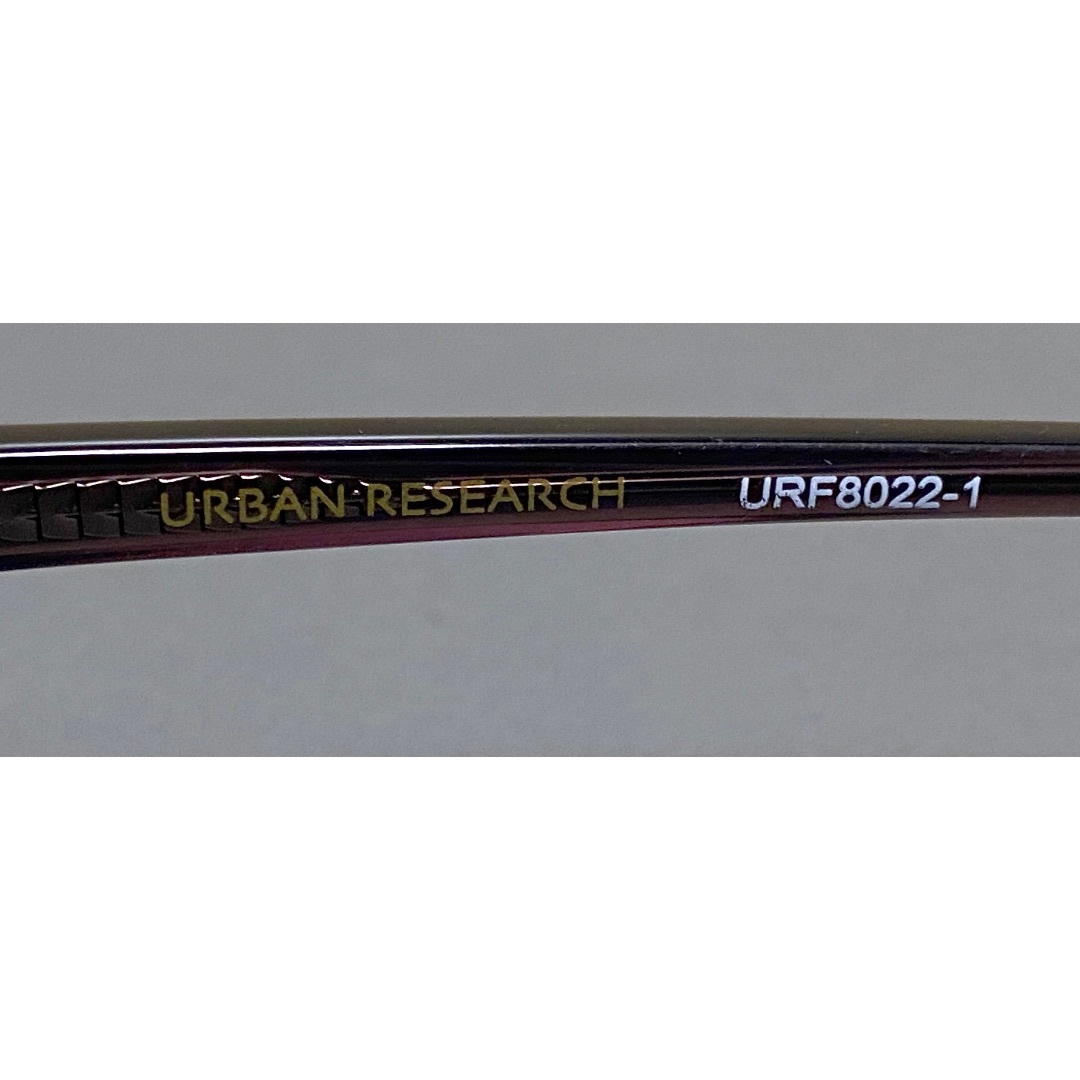 URBAN RESEARCH(アーバンリサーチ)の未使用品　URBAN RESEARCH　URF-8022　ウェリントンフレーム メンズのファッション小物(サングラス/メガネ)の商品写真