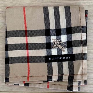 バーバリー(BURBERRY)の【新品】バーバリー　ハンカチ　メンズ(ハンカチ/ポケットチーフ)