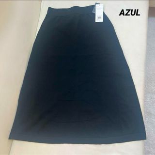 アズールバイマウジー(AZUL by moussy)のAZUL by moussy 23AW ロングスカート フレアー ウエストゴム(ロングスカート)