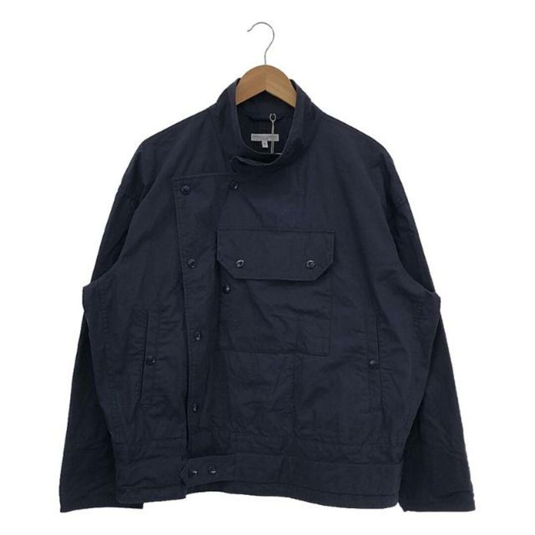 Engineered Garments(エンジニアードガーメンツ)の【美品】  Engineered Garments / エンジニアドガーメンツ | 2022SS | Moto Jacket Cotton Duracloth Poplin C モト ジャケット コットンポプリン | S | ネイビー | メンズ メンズのジャケット/アウター(その他)の商品写真