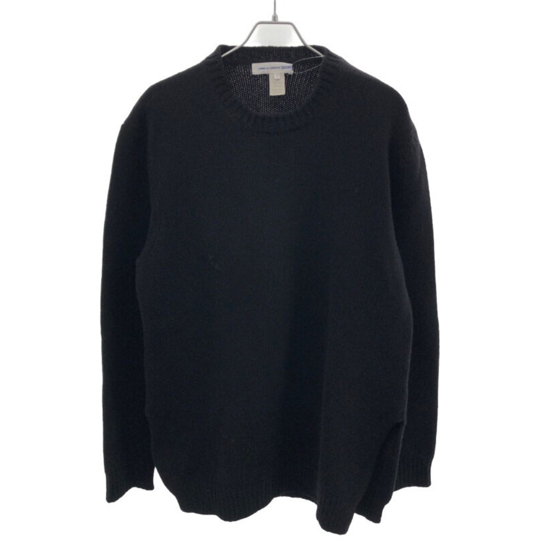 COMME des GARCONS SHIRT コムデギャルソンシャツ 14AW ウールニットセーター ブラック L W22621