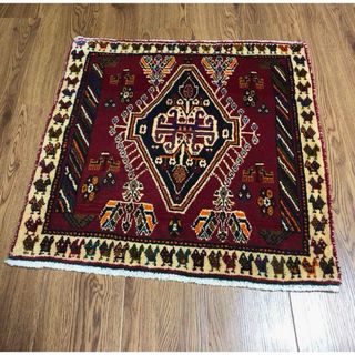 ペルシャ絨毯 ビンテージ  トライバルラグ (ユニーク品)No:31137(ラグ)
