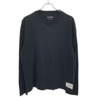 ジルサンダー(Jil Sander)のJIL SANDER＋ ジルサンダープラス 23SS ロゴパッチ パック ロングスリーブカットソー ブラック XXL J47GC0002(Tシャツ/カットソー(七分/長袖))