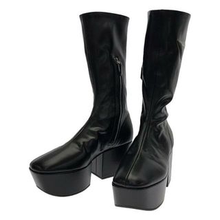 プラダ(PRADA)の【美品】  PRADA / プラダ | ナッパテック プラットフォームブーツ | 37 | ブラック | レディース(ブーツ)