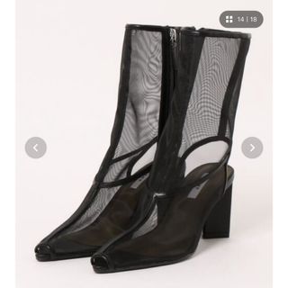 アメリヴィンテージ(Ameri VINTAGE)のTRIANGLE HEEL MESH BOOTS Ameri VINTAGE(ブーツ)