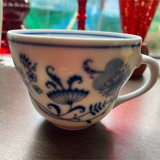 マイセン(MEISSEN)のドイツ　フェルステンベルグ　ブルーオニオン　カップ　ヴィンテージ  美品(グラス/カップ)