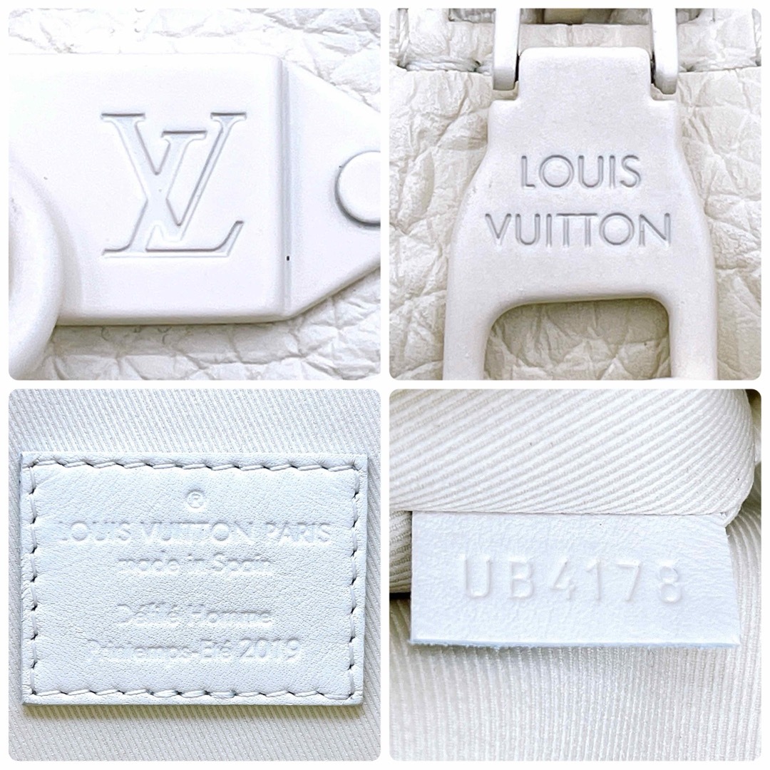 LOUIS VUITTON(ルイヴィトン)の良品 ルイヴィトン M67462 モノグラムアンプラント ポシェット A4 白 レディースのバッグ(クラッチバッグ)の商品写真