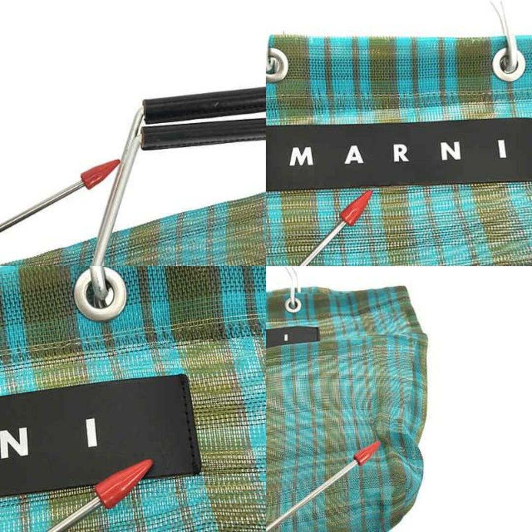 Marni(マルニ)のMARNI / マルニ | フラワーカフェ メッシュトートバッグ | グリーン | レディース レディースのバッグ(トートバッグ)の商品写真