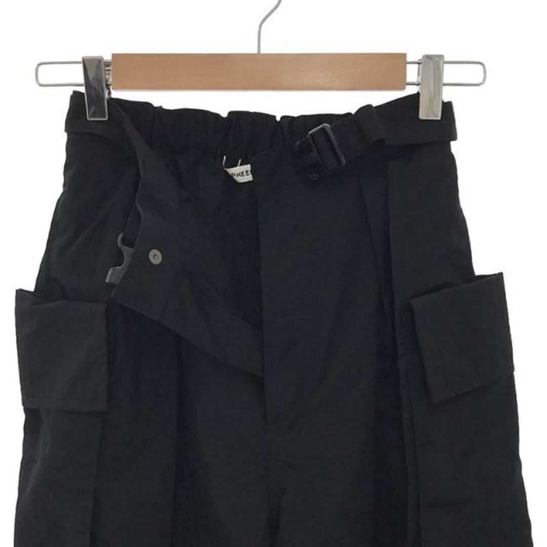 PHEENY(フィーニー)のPHEENY / フィーニー | NYLON TAFFETA MILITARY PANTS / ナイロン ミリタリー パンツ | 1 | ブラック | レディース レディースのパンツ(その他)の商品写真