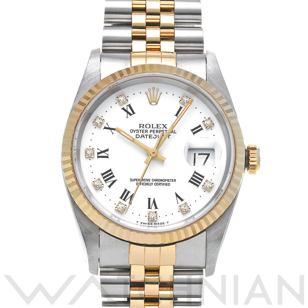 ROLEX(ロレックス)の中古 ロレックス ROLEX 16233G X番(1993年頃製造) ホワイト /ダイヤモンド メンズ 腕時計 メンズの時計(腕時計(アナログ))の商品写真