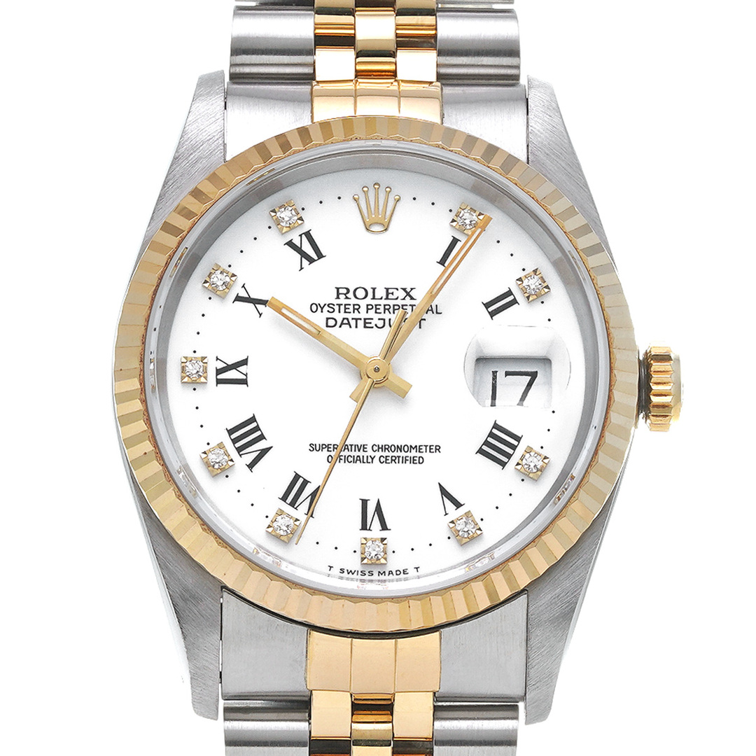 ROLEX(ロレックス)の中古 ロレックス ROLEX 16233G X番(1993年頃製造) ホワイト /ダイヤモンド メンズ 腕時計 メンズの時計(腕時計(アナログ))の商品写真