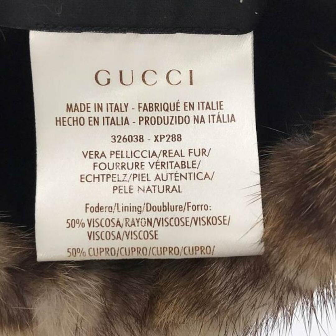 Gucci(グッチ)のGUCCI / グッチ | レオパード ミンクファー アームカバー | ブラウン レディースのレディース その他(その他)の商品写真