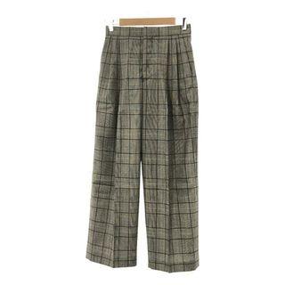 ドゥロワー(Drawer)の【美品】  Drawer / ドゥロワー | FALL1 ウールグレンチェック パンツ | 34 | グレー | レディース(その他)