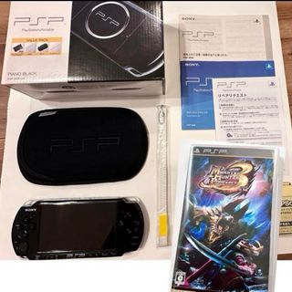 ソニー(SONY)のPSP 3000 箱付き モンハンおまけ付き(携帯用ゲーム機本体)