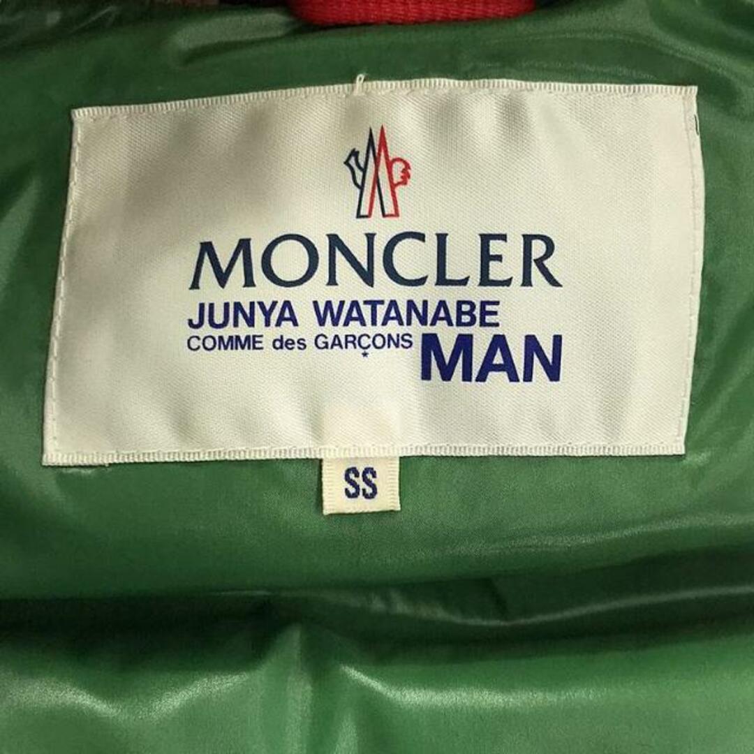 JUNYAWATANABE COMMEdesGARCONS MAN / ジュンヤワタナベマン | × MONCLER / モンクレール  レザー切替 ツイード ダウンベスト | SS | ブラウン | メンズ メンズのトップス(ベスト)の商品写真