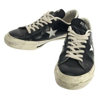 コンバース(CONVERSE)のCONVERSE / コンバース | MADE IN JAPAN ONE STAR J  ワンスター ローカットスニーカー | 6 | ブラック | レディース(スニーカー)