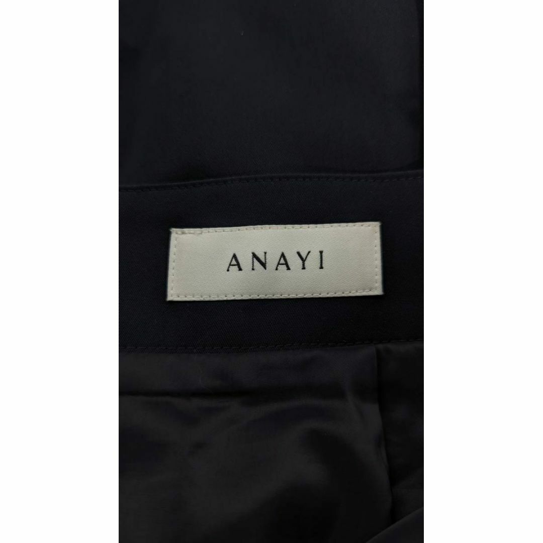 ANAYI(アナイ)の19SS【美品】アナイANAYI ツイル アシンメトリー プリーツ スカート レディースのスカート(ひざ丈スカート)の商品写真