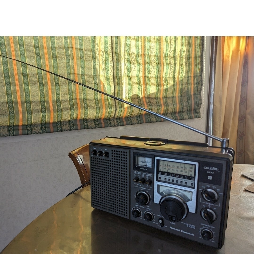 Panasonic(パナソニック)のCOUGAR RF-2200 レトロなラジオ スマホ/家電/カメラのオーディオ機器(ラジオ)の商品写真