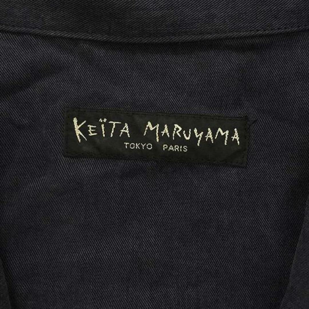 KEITA MARUYAMA TOKYO PARIS(ケイタマルヤマ)のKEITA MARUYAMA / ケイタマルヤマ | ジップ ウエストギャザーシャツワンピース | 1 | ネイビー | レディース レディースのワンピース(ロングワンピース/マキシワンピース)の商品写真