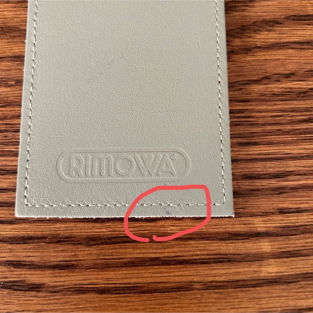 RIMOWA(リモワ)のリモア　ネームタグ インテリア/住まい/日用品の日用品/生活雑貨/旅行(旅行用品)の商品写真