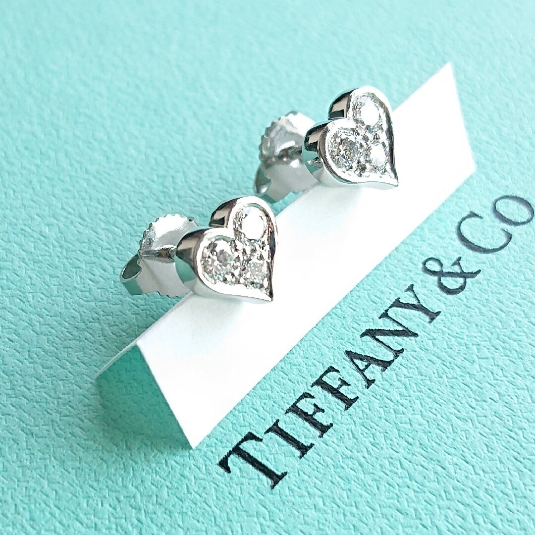 Tiffany & Co.(ティファニー)のTIFFANY & Co. センチメンタル ハート 3p ダイヤモンド ピアス レディースのアクセサリー(ピアス)の商品写真