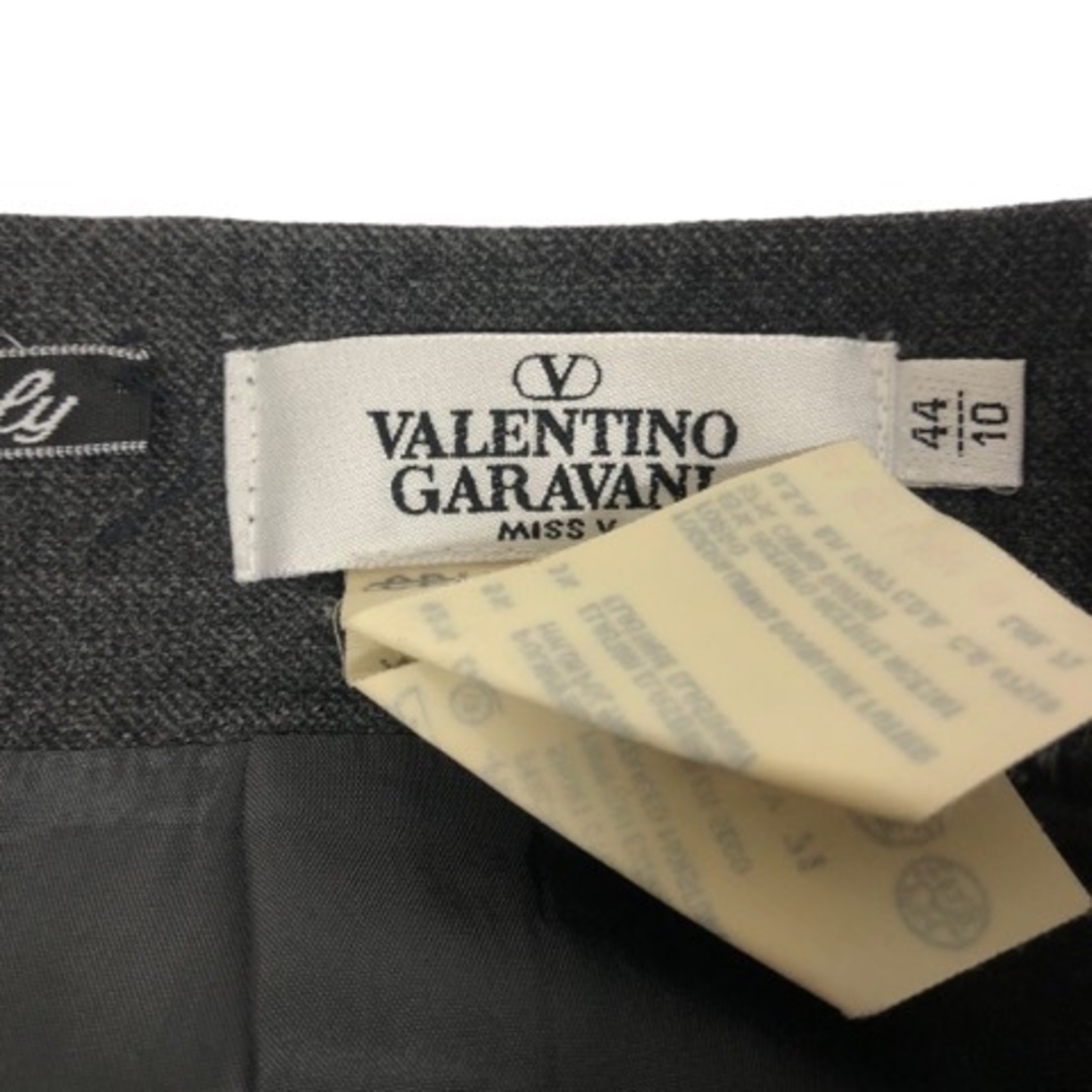 valentino garavani(ヴァレンティノガラヴァーニ)のVALENTINO GARAVANI スカート ひざ丈 無地 チャコールグレー レディースのスカート(ひざ丈スカート)の商品写真