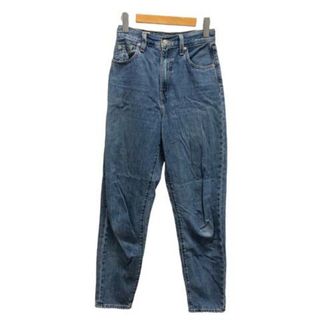 リーバイス(Levi's)のリーバイス デニム ジーンズ ストレート 無地 ロング丈 23 青 レディース(デニム/ジーンズ)