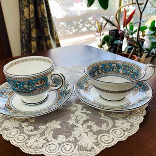 WEDGWOOD - 美品☆ウェッジウッド ホワイトホール パウダー ルビー