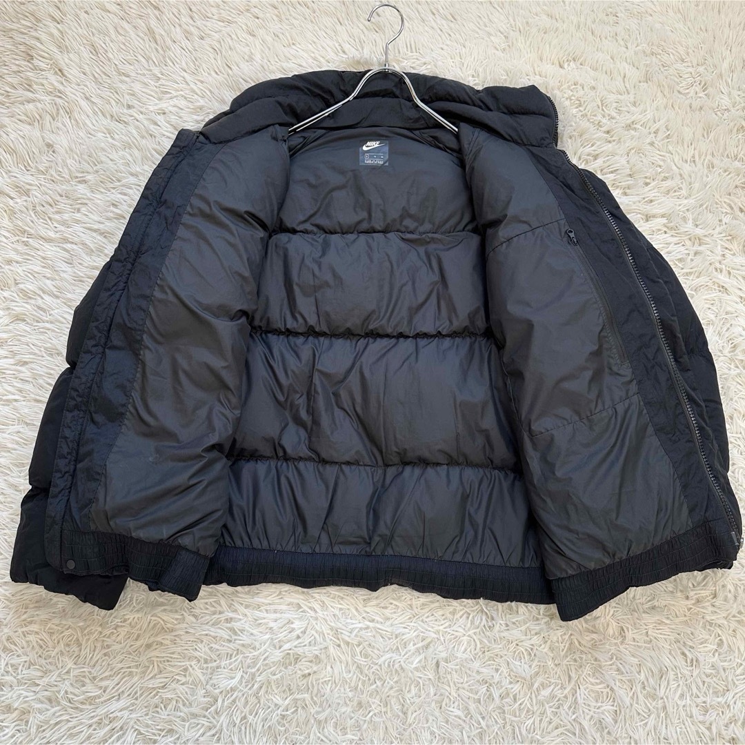 NIKE】ナイキ XL ダウンジャケット ブラック ナイロンジャケット NIKE】ナイキ XL ダウンジャケット ブラック ナイロンジャケット