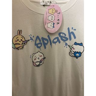 ちいかわ アベイル Tシャツ　Lサイズ　水鉄砲　ハチワレ　うさぎ(キャラクターグッズ)