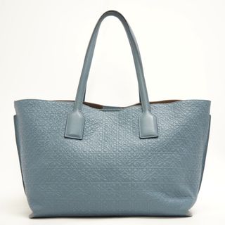 ○購入元✨️美品✨  LOEWE  フラメンコ　ノット　 トートバッグ ネイビー レザー