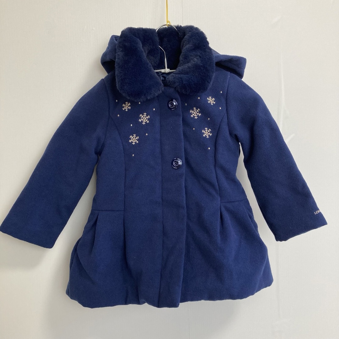 【LONDON FOG】　4T 女児コート　ネイビー　紺　未使用品 キッズ/ベビー/マタニティのキッズ服女の子用(90cm~)(コート)の商品写真