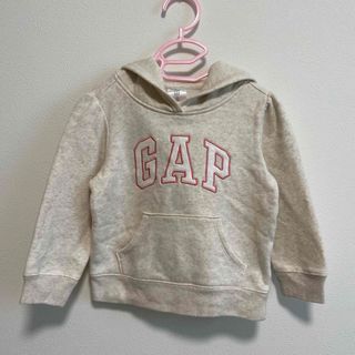 ギャップキッズ(GAP Kids)のbabyGAP ロゴパーカー 3years 100cm(Tシャツ/カットソー)