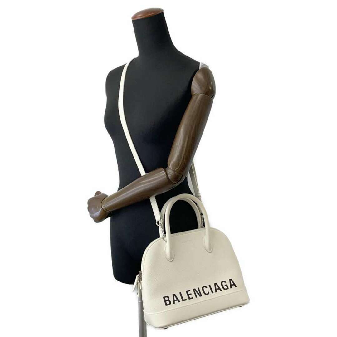 Balenciaga(バレンシアガ)のバレンシアガ ハンドバッグ ヴィル トップハンドル  レザー 550645 BALENCIAGA バッグ 2wayショルダーバッグ 白 レディースのバッグ(ハンドバッグ)の商品写真