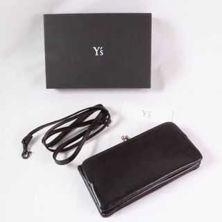 ワイズ(Y's)のY's　ワイズ　レザー長財布　黒(財布)