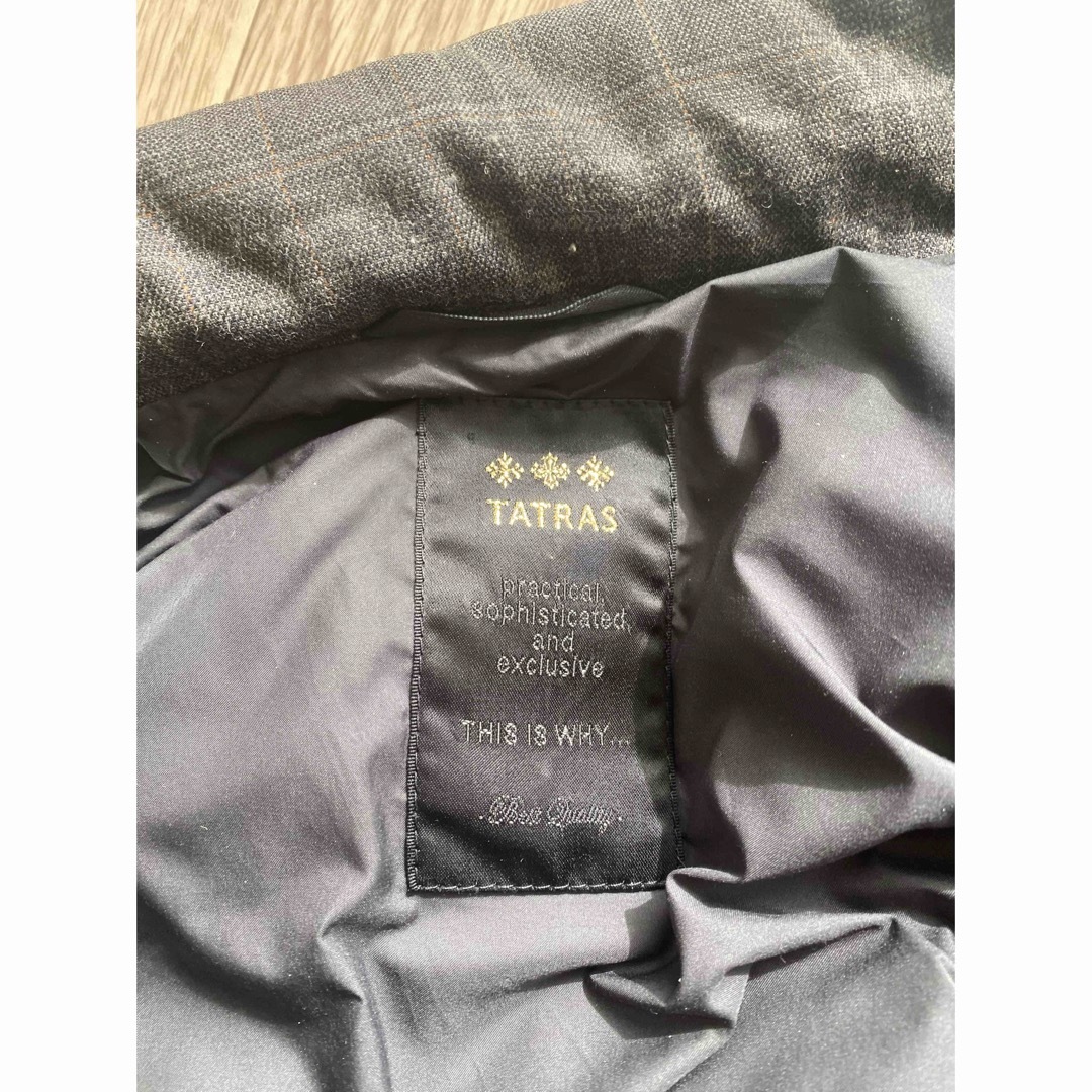 TATRAS(タトラス)のタトラス　チェックダウンベスト メンズのジャケット/アウター(ダウンベスト)の商品写真