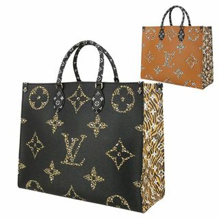 ルイヴィトン(LOUIS VUITTON)のルイヴィトン オンザゴーGM モノグラムジャングル ジャイアントモノグラム レオパード ゼブラ ヒョウ柄 限定 ハンドバッグ トートバッグ ショルダーバッグ 未使用 156875(トートバッグ)